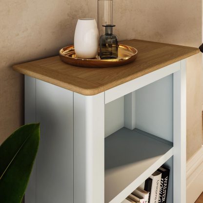 Taberno 3 Tier Bookcase - Linen - Image 2