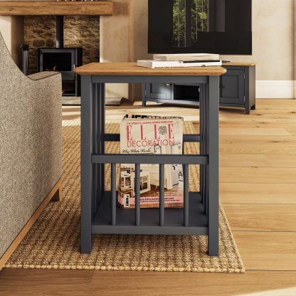Taberno Magazine Rack - Graphite Blue - Image 2