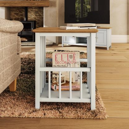Taberno Magazine Rack - Linen - Image 2