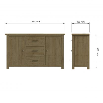 Saltash Large Sideboard - Image 5