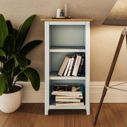 Taberno 3 Tier Bookcase - Linen - Image 3