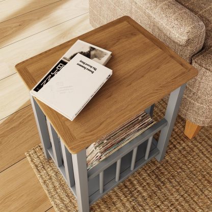 Taberno Magazine Rack - Dove Grey - Image 3