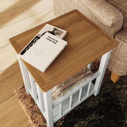 Taberno Magazine Rack - Linen - Image 3