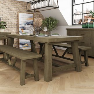 Saltash 2M Fixed Top Dining Table