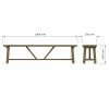 Saltash 1.8M Bench - Image 6