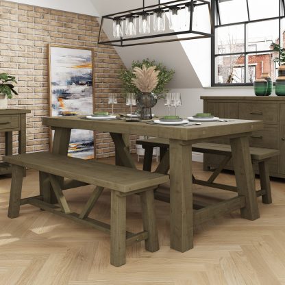 Saltash 1.6M Fixed Top Dining Table