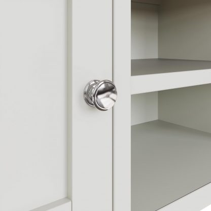 Taberno Large 2 Door TV Unit - Linen - Image 5