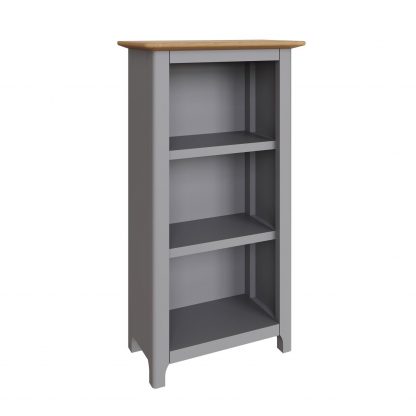 Taberno 3 Tier Bookcase - Dove Grey - Image 5