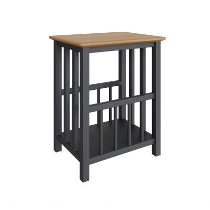 Taberno Magazine Rack - Graphite Blue - Image 7