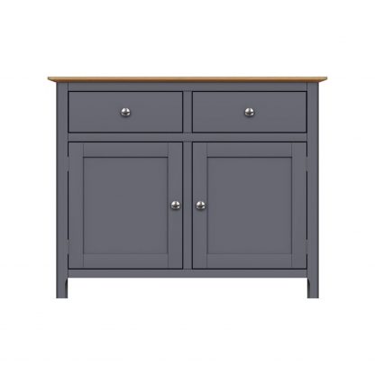 Taberno 2 Door 2 Drawer Sideboard - Graphite - Image 7