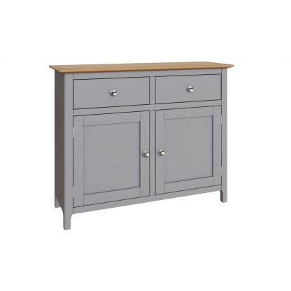 Taberno 2 Door 2 Drawer Sideboard - Dove Grey - Image 7