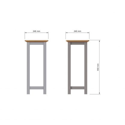 Taberno Side Table - Dove Grey - Image 7