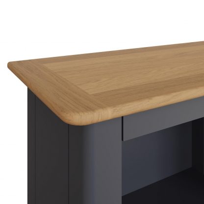 Taberno 3 Tier Bookcase - Graphite Blue - Image 7