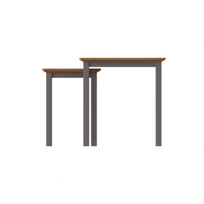 Taberno Nest Of 2 Tables - Dove Grey - Image 7