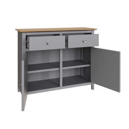 Taberno 2 Door 2 Drawer Sideboard - Dove Grey - Image 8