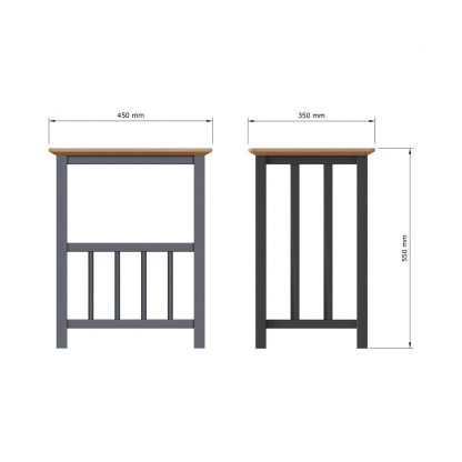 Taberno Magazine Rack - Graphite Blue - Image 8