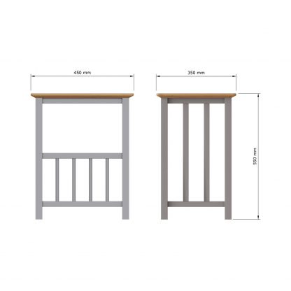 Taberno Magazine Rack - Dove Grey - Image 8