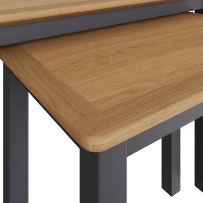 Taberno Nest Of 2 Tables - Graphite Blue - Image 8