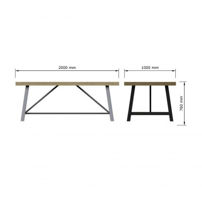 Lowry 2.0M Fixed Top Dining Table - Image 10