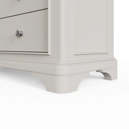 Faire 4+2 Chest in Dove Grey with Oak Top - Image 9