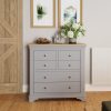 Faire 4+2 Chest in Dove Grey with Oak Top - Image 5