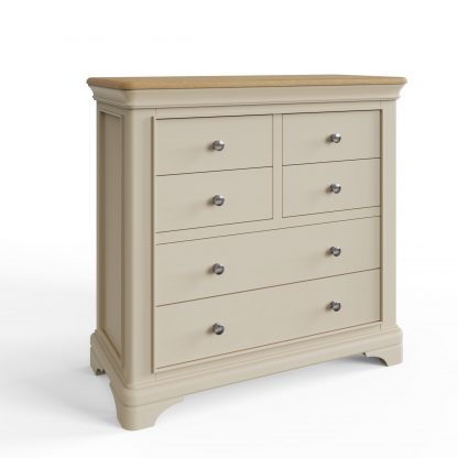 Faire 4+2 Chest in Putty with Oak Top - Image 13