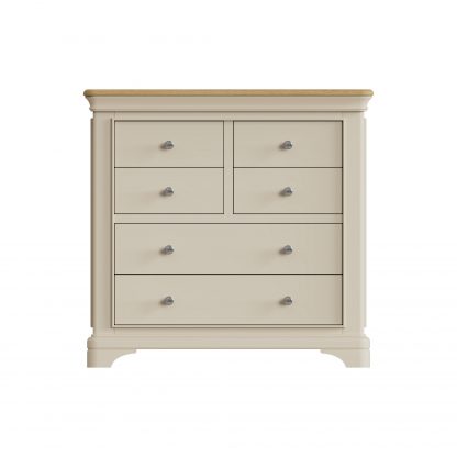 Faire 4+2 Chest in Putty with Oak Top - Image 8