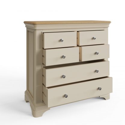 Faire 4+2 Chest in Putty with Oak Top - Image 6
