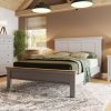 Faire 4ft6 Panel Bed in Dove Grey - Image 8