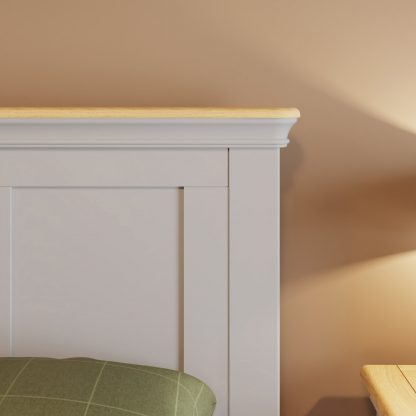 Faire 4ft6 Panel Bed in Dove Grey - Image 4
