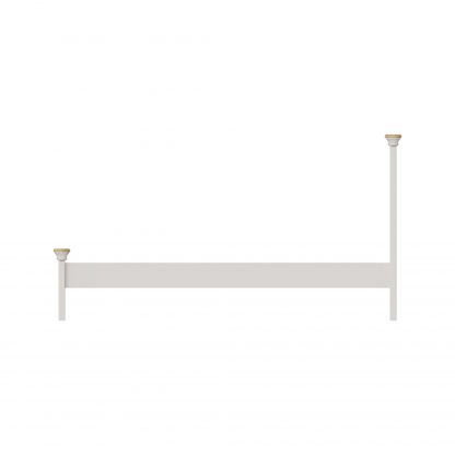 Faire 4ft6 Panel Bed in Dove Grey - Image 10