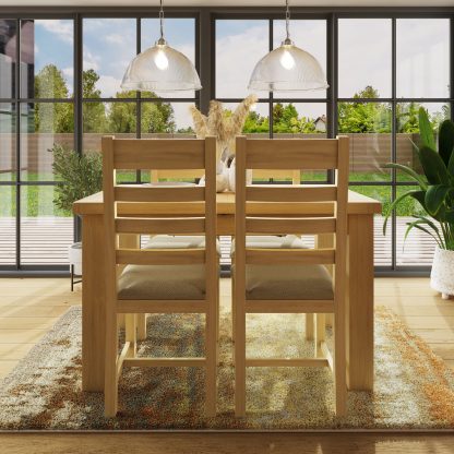 Robus Oak Extending Dining Table - Image 2