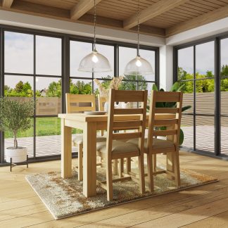 Robus Oak Extending Dining Table