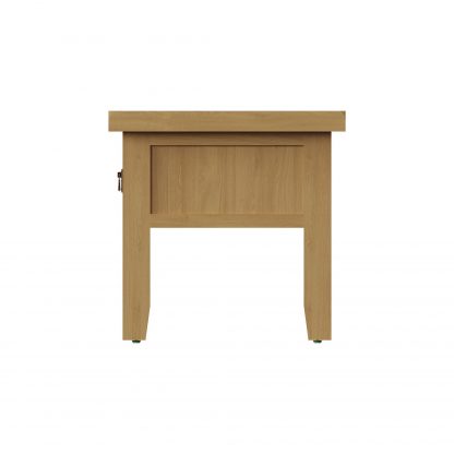 Robus Oak Side/ Lamp Table With Drawer - Image 7