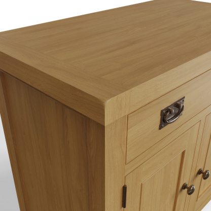 Robus Oak 2 Door 1 Drawer Sideboard - Image 7