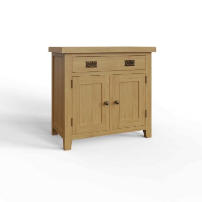 Robus Oak 2 Door 1 Drawer Sideboard - Image 4