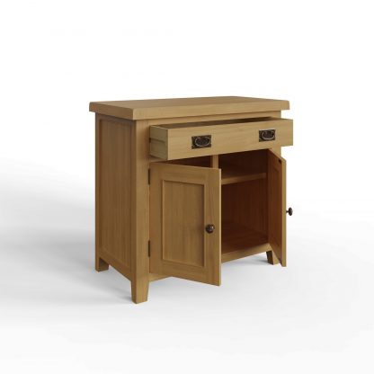 Robus Oak 2 Door 1 Drawer Sideboard - Image 5
