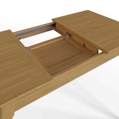 Arvid Oak Butterfly Extending Dining Table - Image 8
