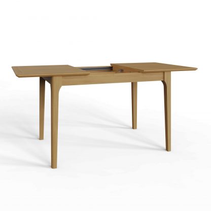 Arvid Oak Butterfly Extending Dining Table - Image 7