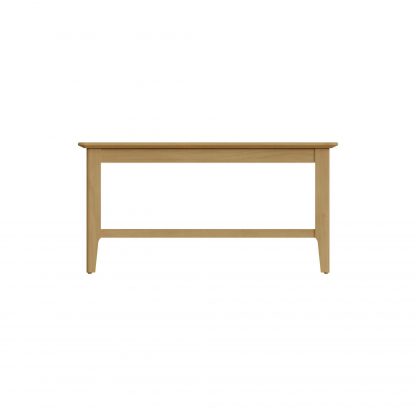 Arvid Oak Two Tier 90cm Coffee Table - Image 6