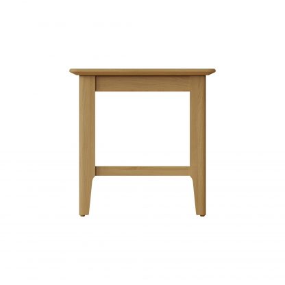 Arvid Oak Two Tier 90cm Coffee Table - Image 4