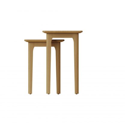 Arvid Oak Assembled Nest Of 2 Tables - Image 6