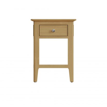 Arvid Oak Assembled Side/ Lamp Table - Image 9