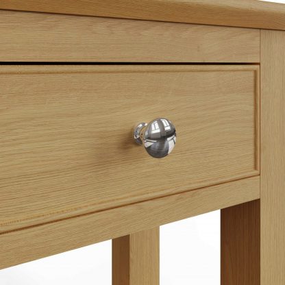 Arvid Oak Assembled Side/ Lamp Table - Image 8