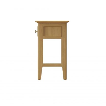 Arvid Oak Assembled Side/ Lamp Table - Image 7