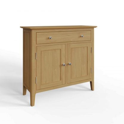 Arvid Oak Assembled 2 Door 1 Drawer Sideboard - Image 5