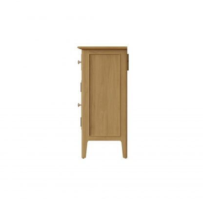 Arvid Oak Assembled 2 Door 1 Drawer Sideboard - Image 8
