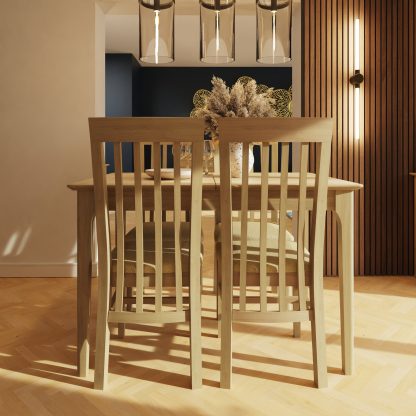 Arvid Oak Butterfly Extending Dining Table - Image 3