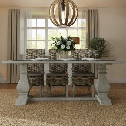 Bowood Reclaimed Pine 2m (6ft6) Dining Table - Image 2