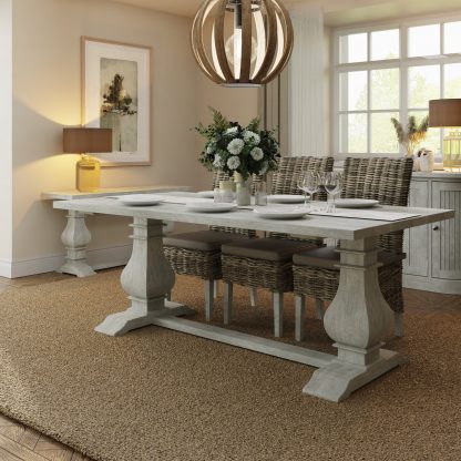 Bowood Reclaimed Pine 2m (6ft6) Dining Table - Image 3